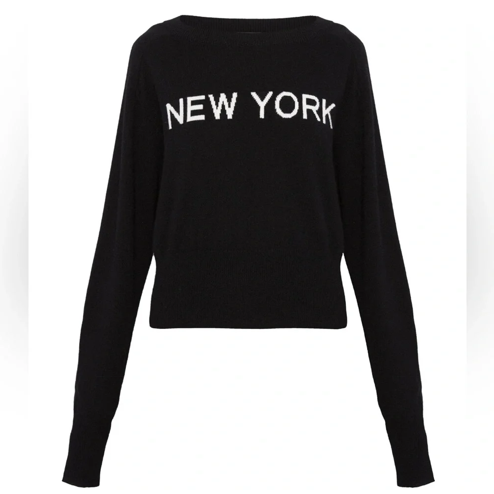 Black 'New York' 100% Cashmere - Picture 6 of 7